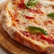Square Pizza employees Margherita pizza